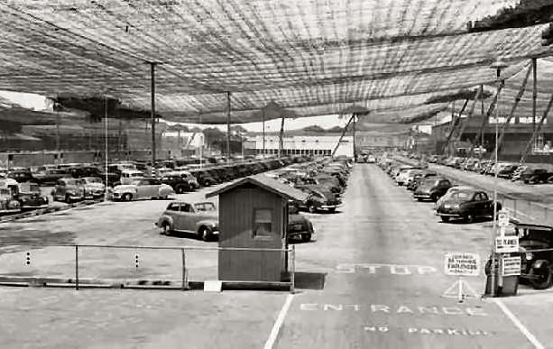 Lockheed car park - under camouflage