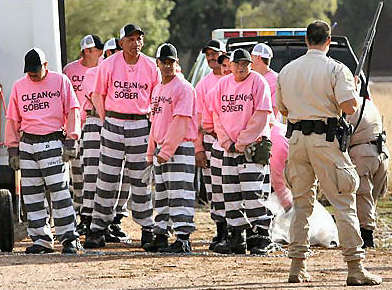 Prisoners in pink