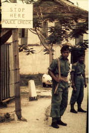Police check point - Malaya