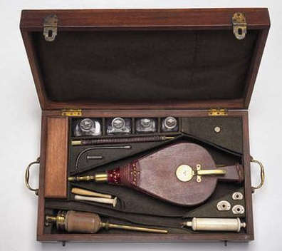 Tobacco smoke enema