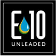 E10 Unleaded fuel logo