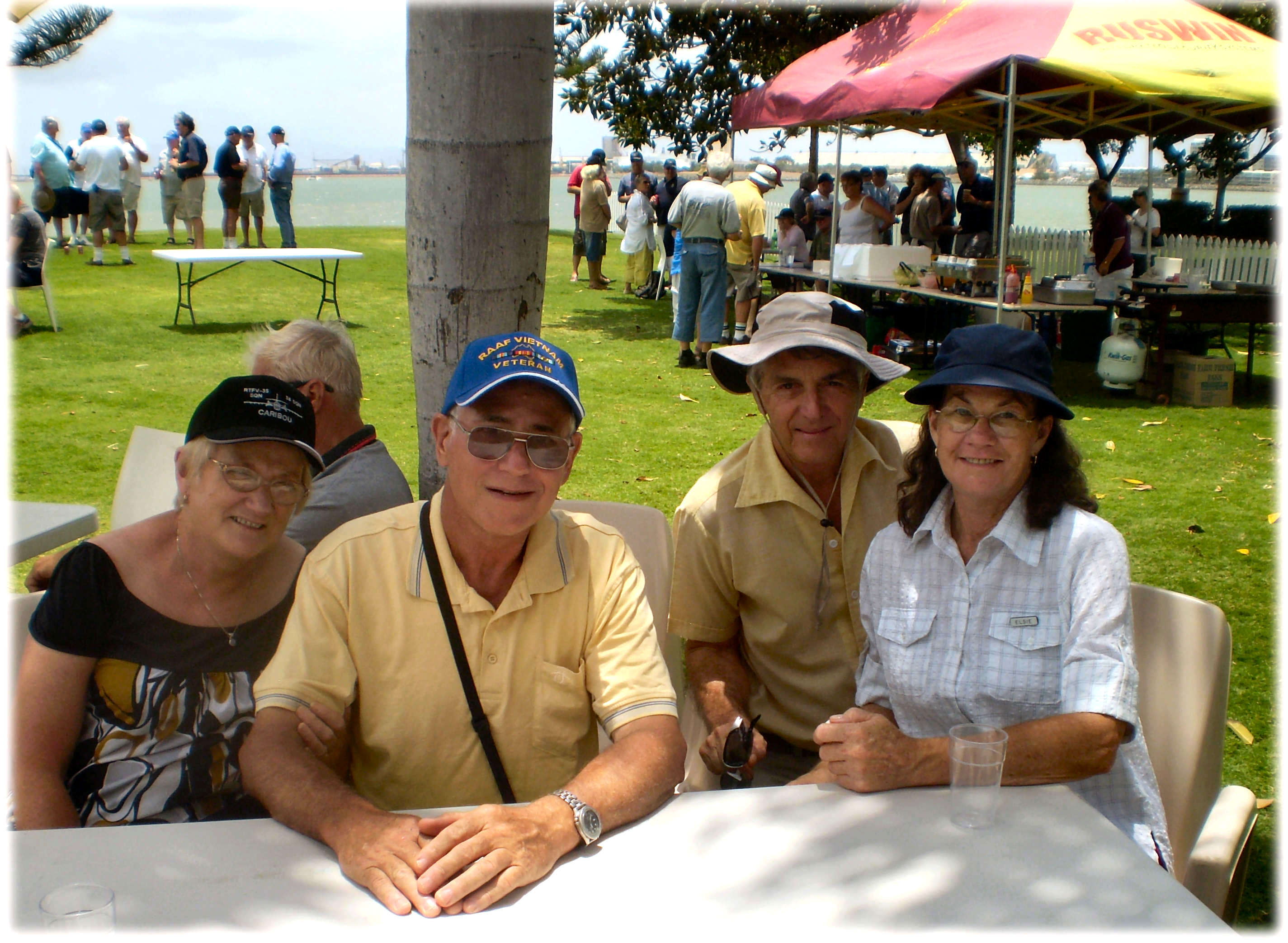 Joy Everett, Adrian Everett, Graham Johnson, Elsie Johnson