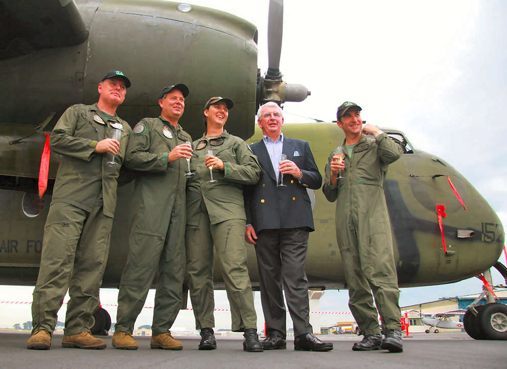 The crew of A4-152 at Point Cook