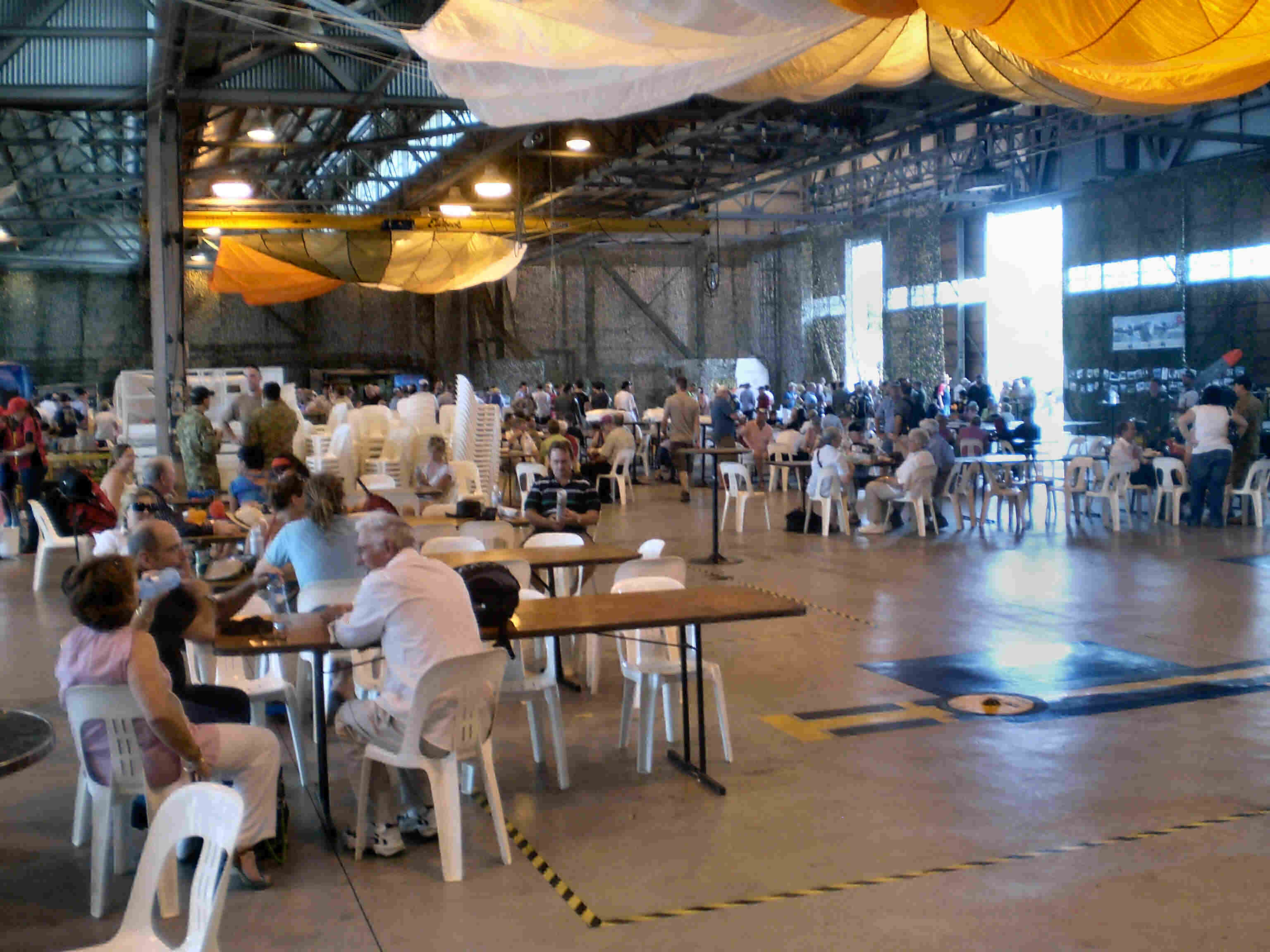Saturday afternoon in the Hanger