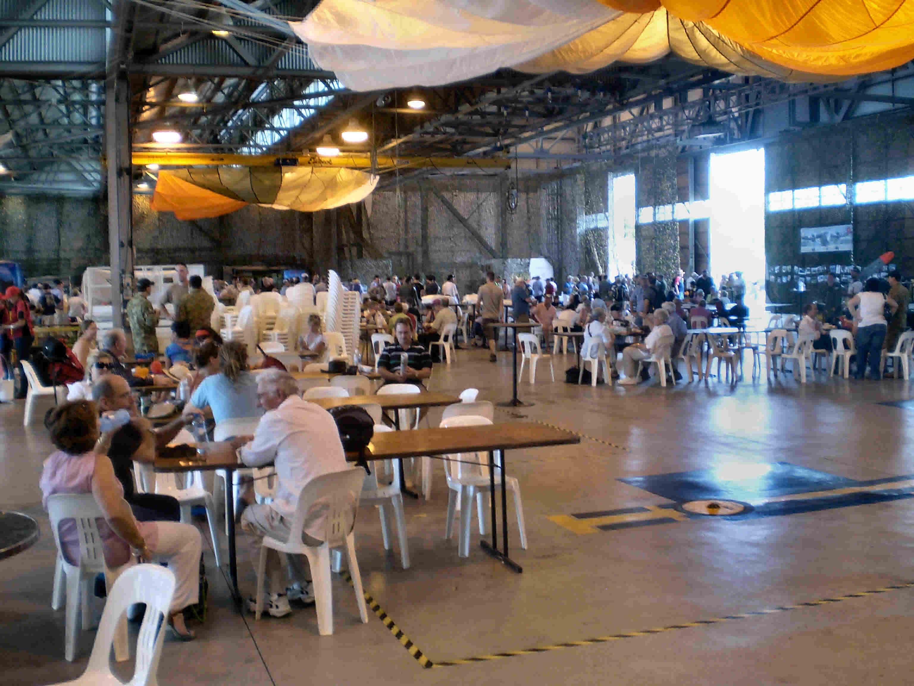 Saturday afternoon in the Hanger