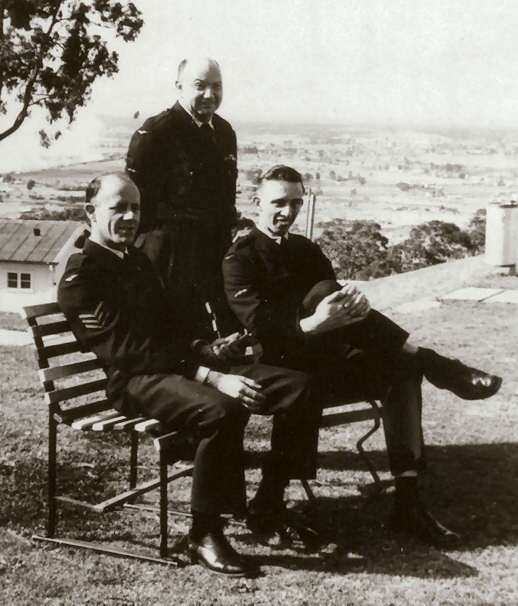 Clarry Kitzelmann, Phil Greggor and Harry Seymour, Glenbrook, August .1964