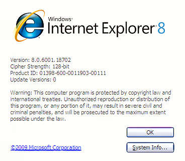 Internet Explorer 8