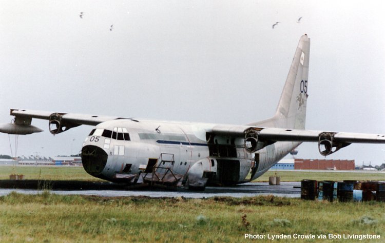 C130A - stripped, at RAAF Laveton