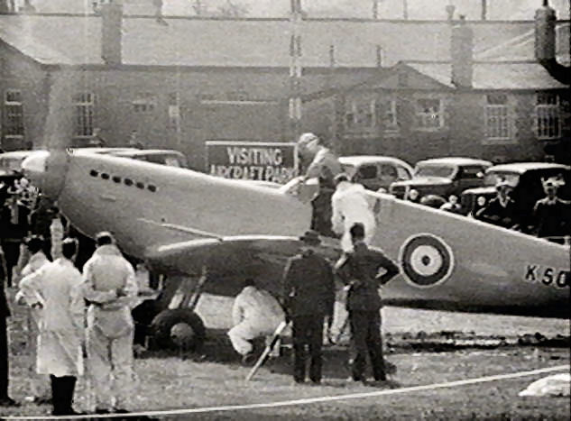 Mutt Summers test flight of the Spitfire