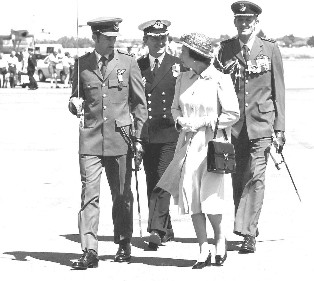 Col Price and the Queen
