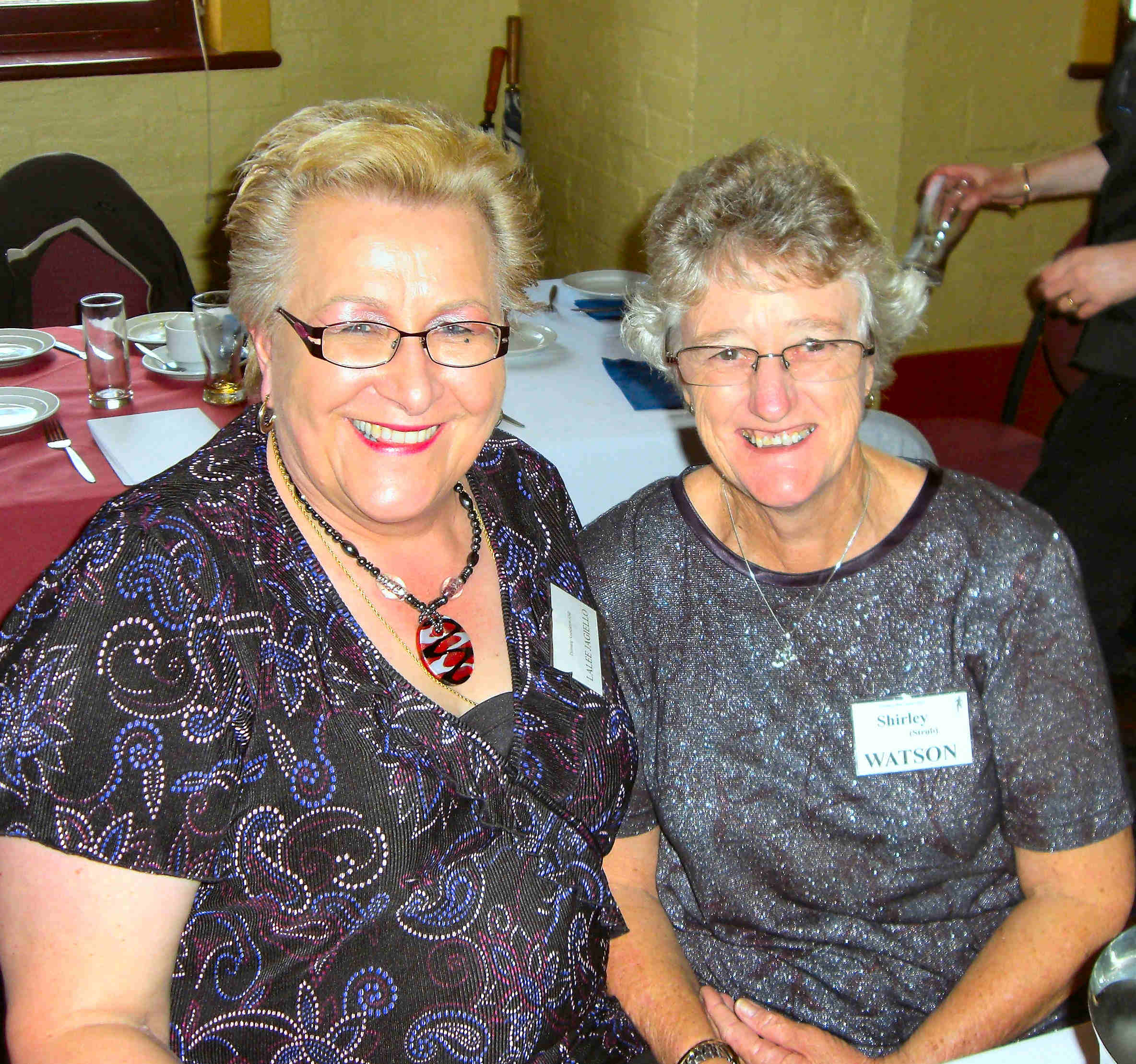 Lalee Jagiello and Shirley Watson