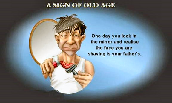 Old age cartoon