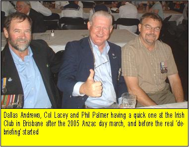 Dallas Andrews, Col Lacey, Phil Palmer