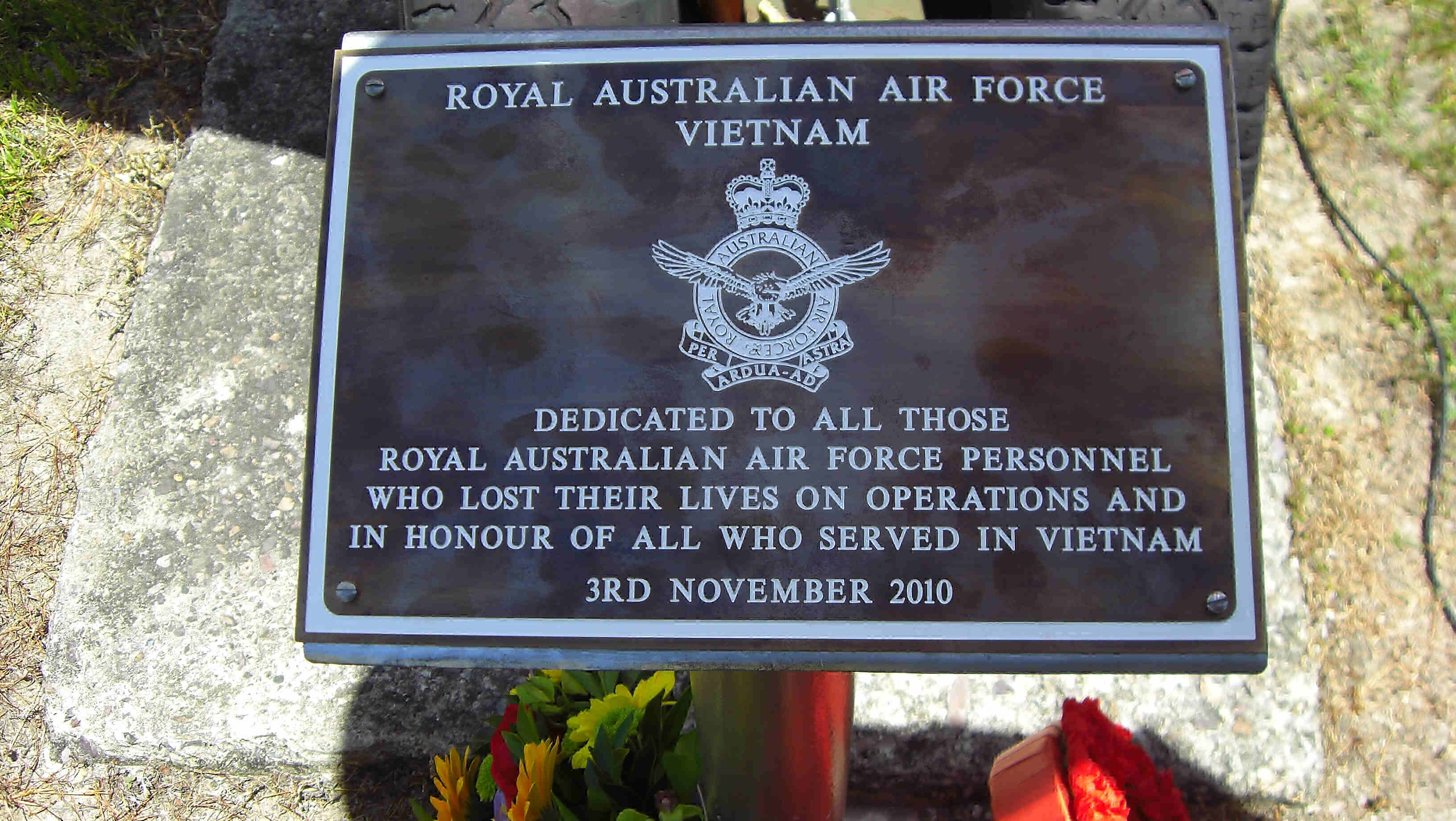 The Plaque at Caloundra Museum