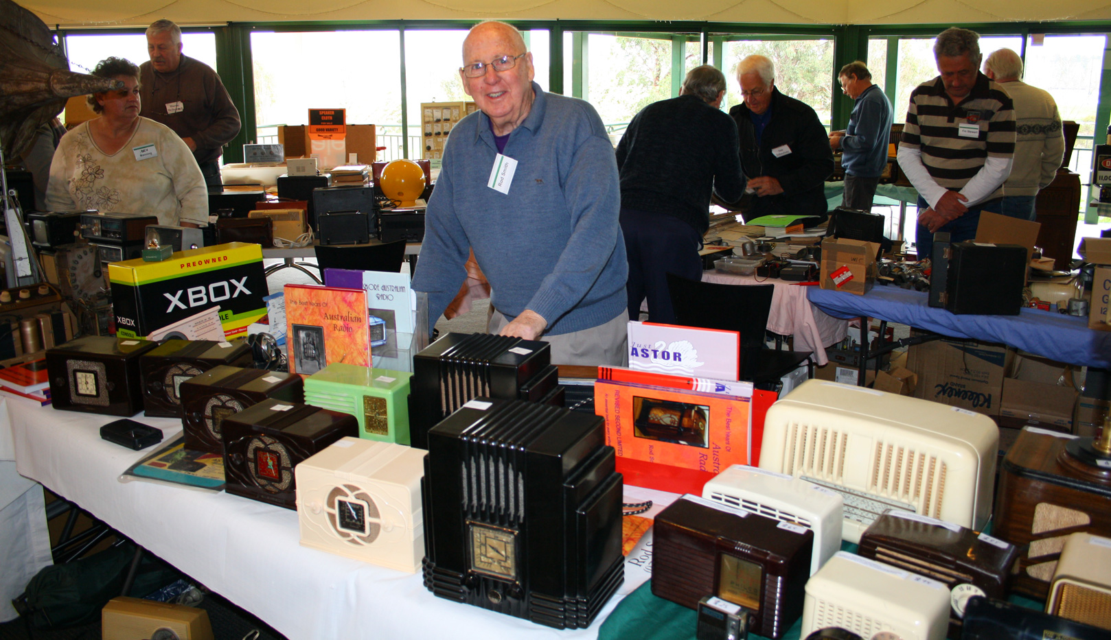 Rod Smith with his display