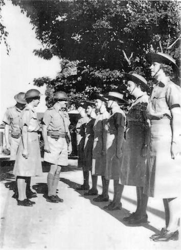 WAAFS on parade, St Annes' Townsville