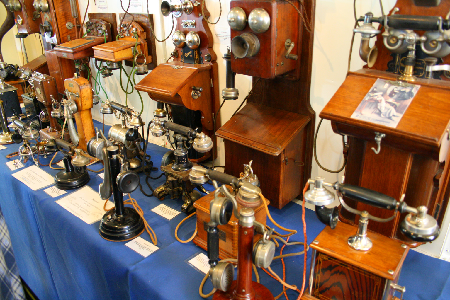 Early telephone equipment